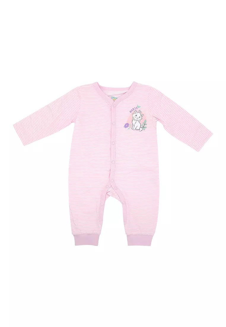 Baby Girl Licensed Newborn 3 Piece Set (Sleepsuit, Regular T-Shirt, Pajama) "Marie"