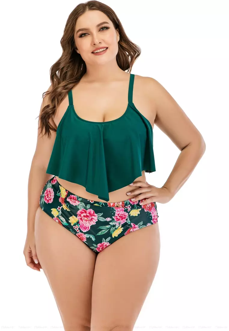 Aayomet 2024 Plus Size Swimwear V Neck Swimwear Swimwear Big Woman  Swimsuit, Large