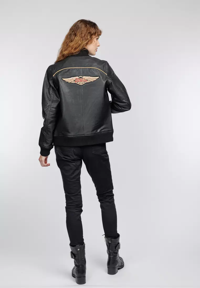 Buy Harley-Davidson 120th Anniversary Bomber Leather Jacket 2026