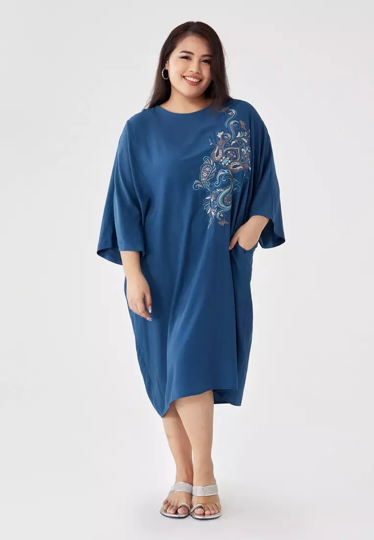 Buy MS. READ Ms. Read Embroidered Kaftan Dress Online ZALORA