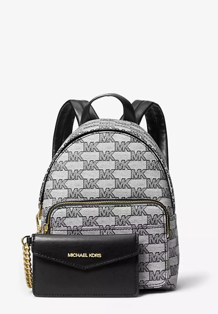 Michael kors small black backpack deals