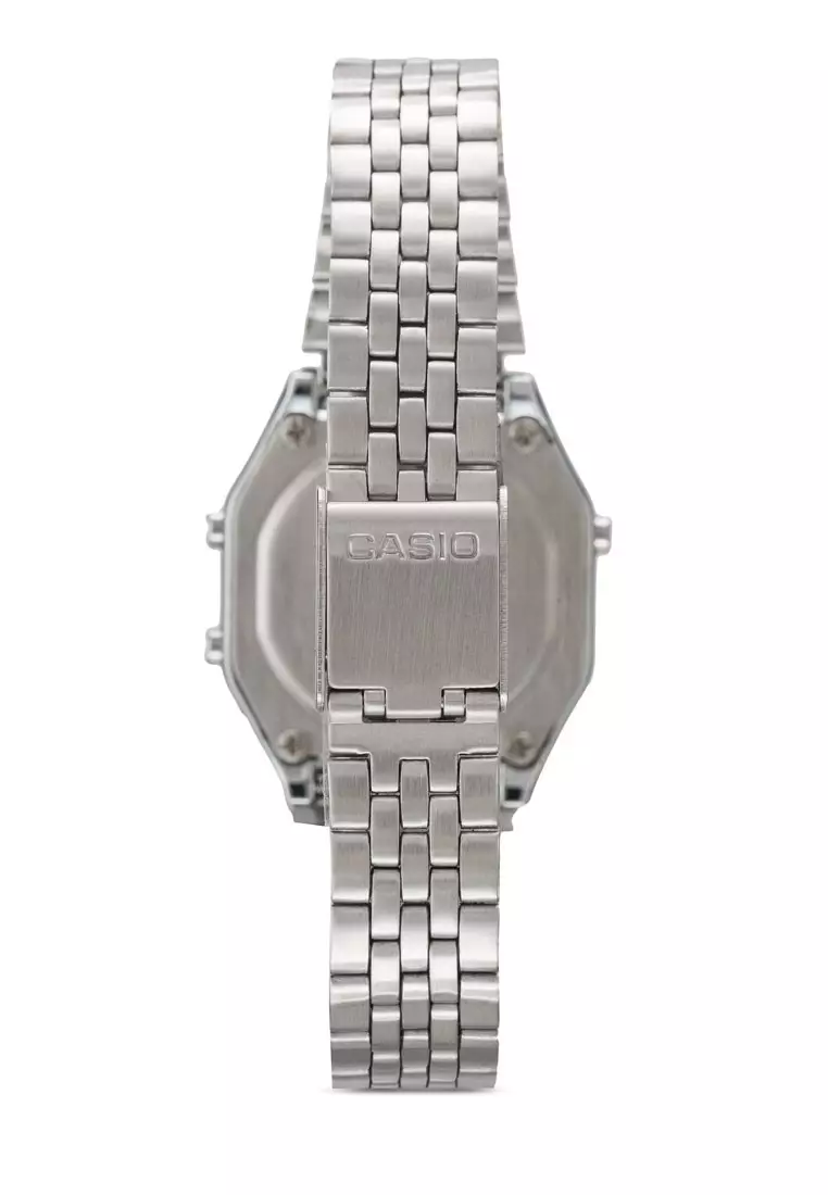 Casio Jam Tangan - Silver Blue - Stainless Steel - LA680WA-2BDF