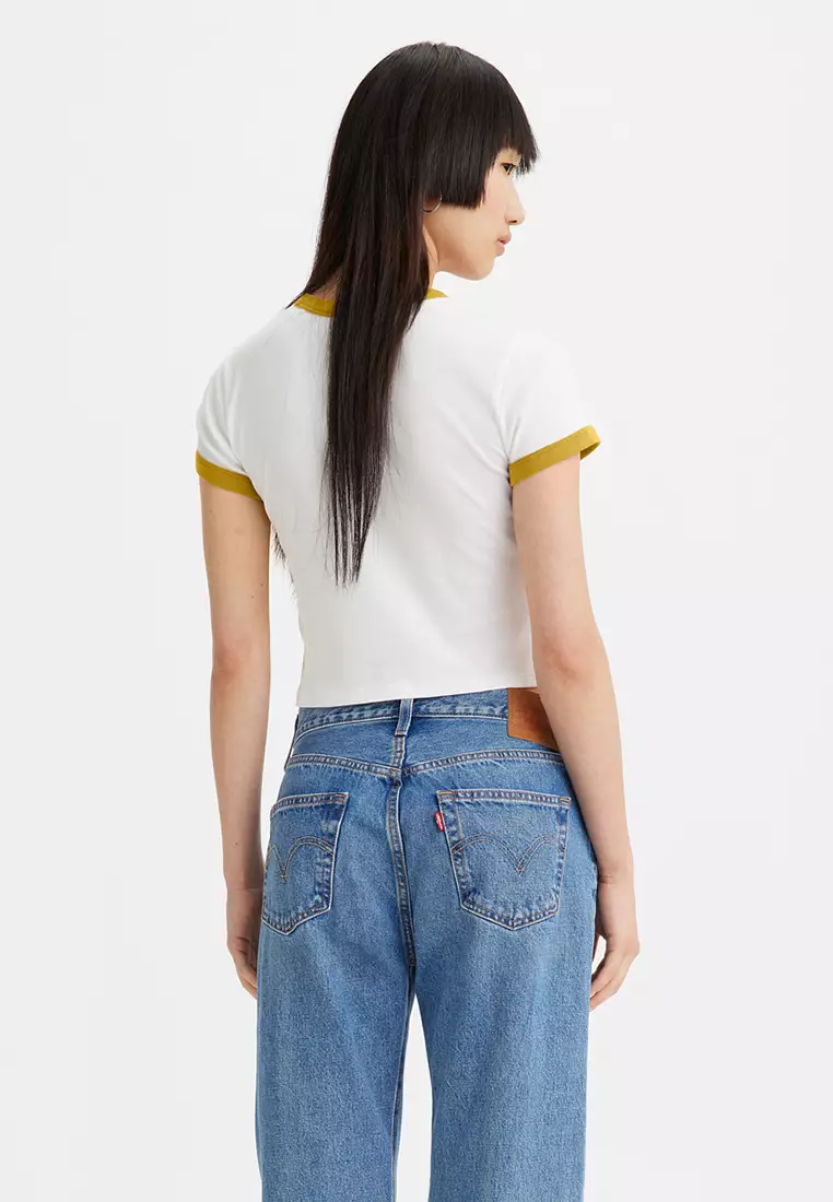 Levi's® 女士圖案短版Tee