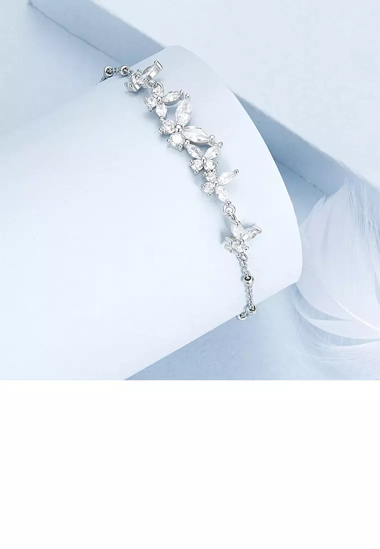 Buy SOEOES 925 Sterling Silver Fashion Temperament Butterfly