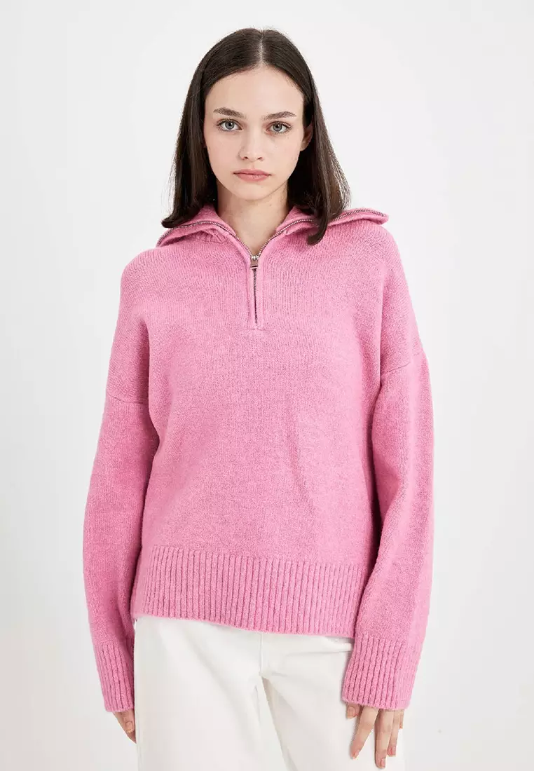 Half-Zip Knitwear Jumper