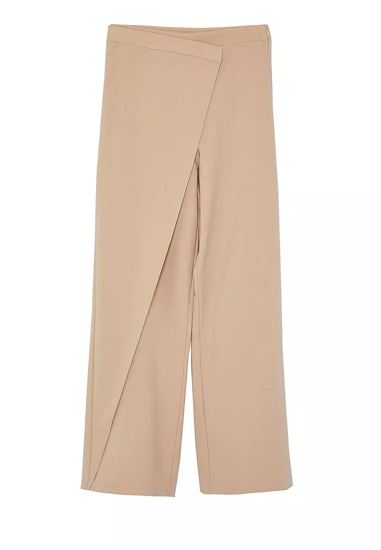 Asymmetrical Overlap Trousers