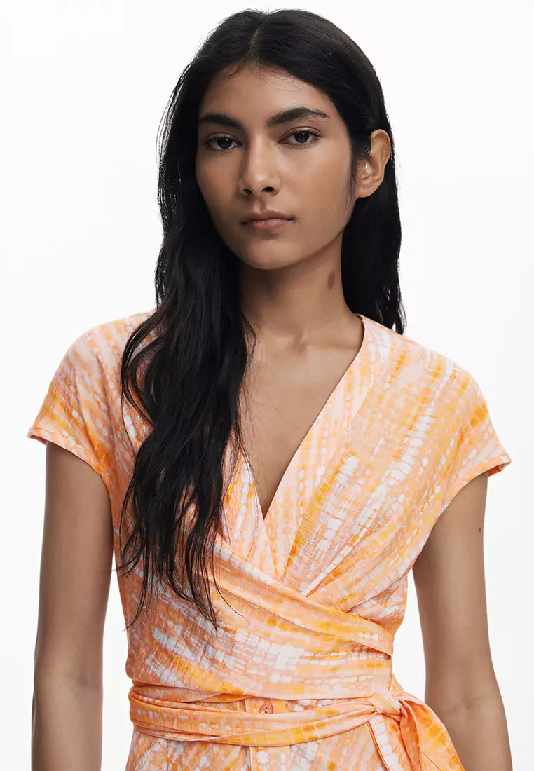 Wrap short dress