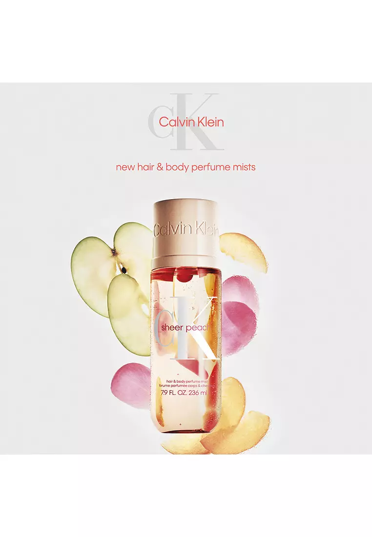 Calvin Klein CK Hair & Body Perfume Mist 236ml - Nude Vanilla | Warm & Comforting (Creamy Vanilla, Cozy Musk, Amber Woods)