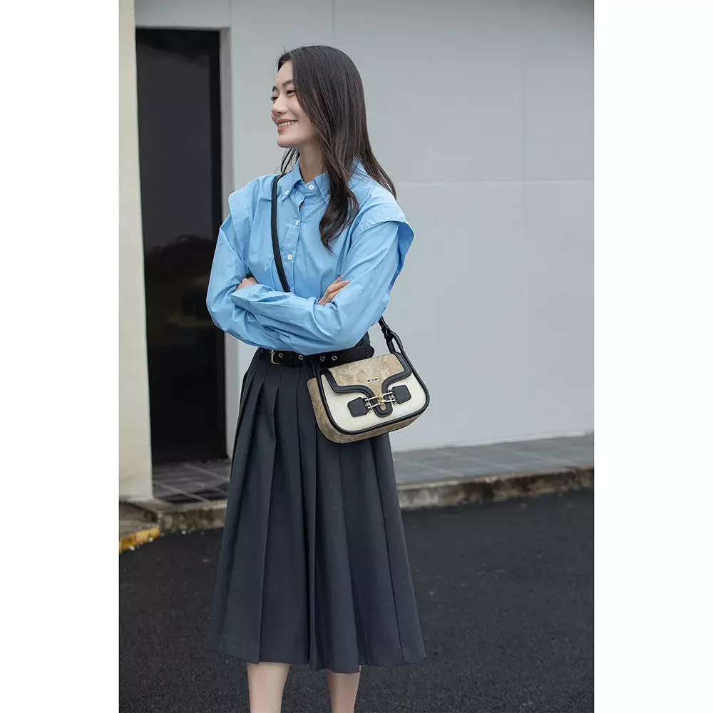 En-ji Mujun Shoulderbag - Khaki