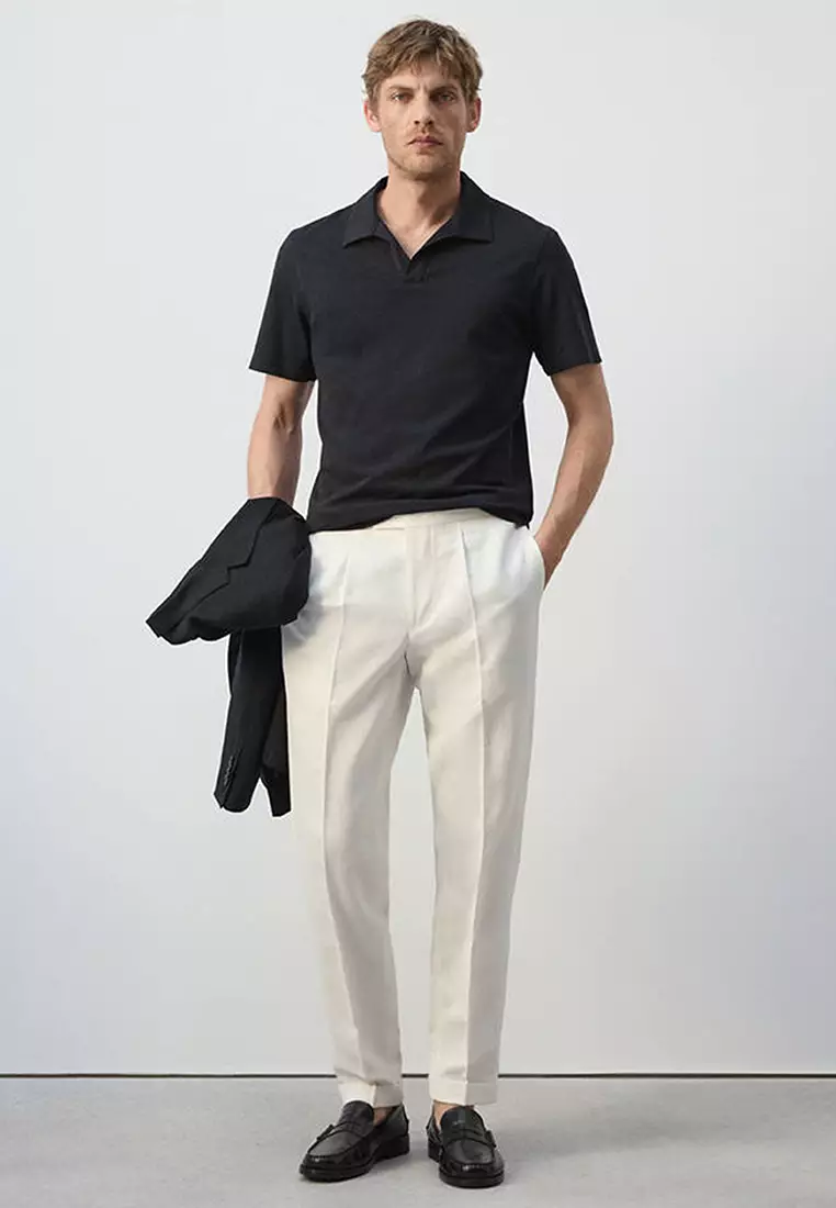 Slim Fit Piqué Polo Shirt