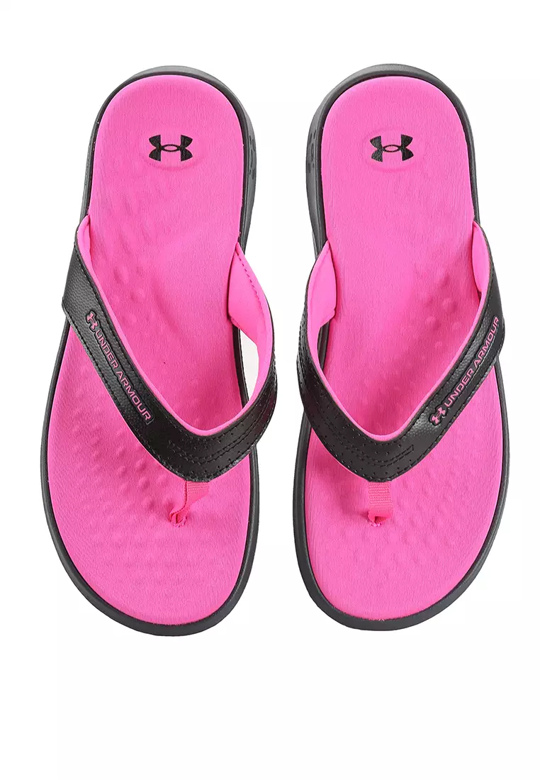 Jual Under Armour Women's Ignite Marbella Thong Sandals Original 2024