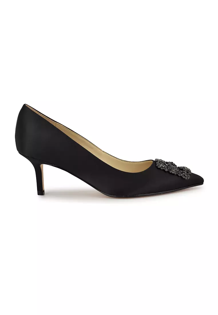 Discount on Nine West  shoes - SKU: Awysh2 Embellished Dress Pumps Black