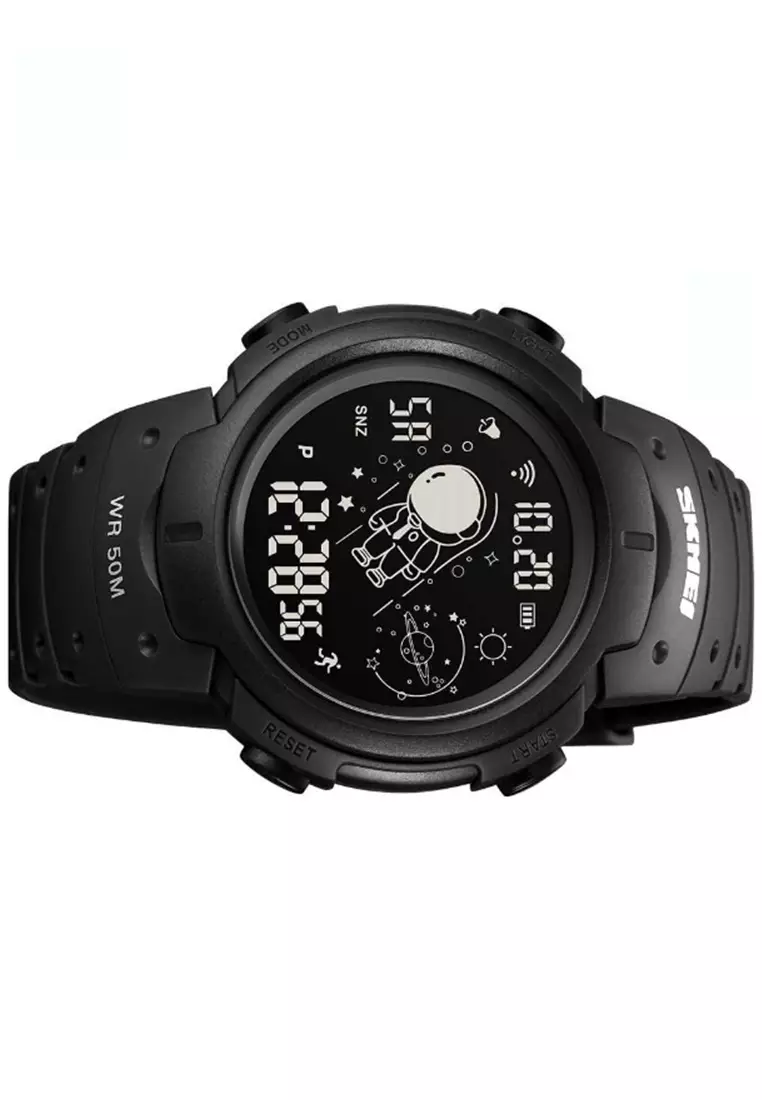 Jam Tangan Digital Pria Waterproof Many Function Strap Tali Material PU Silicone BL87 ORIGINAL