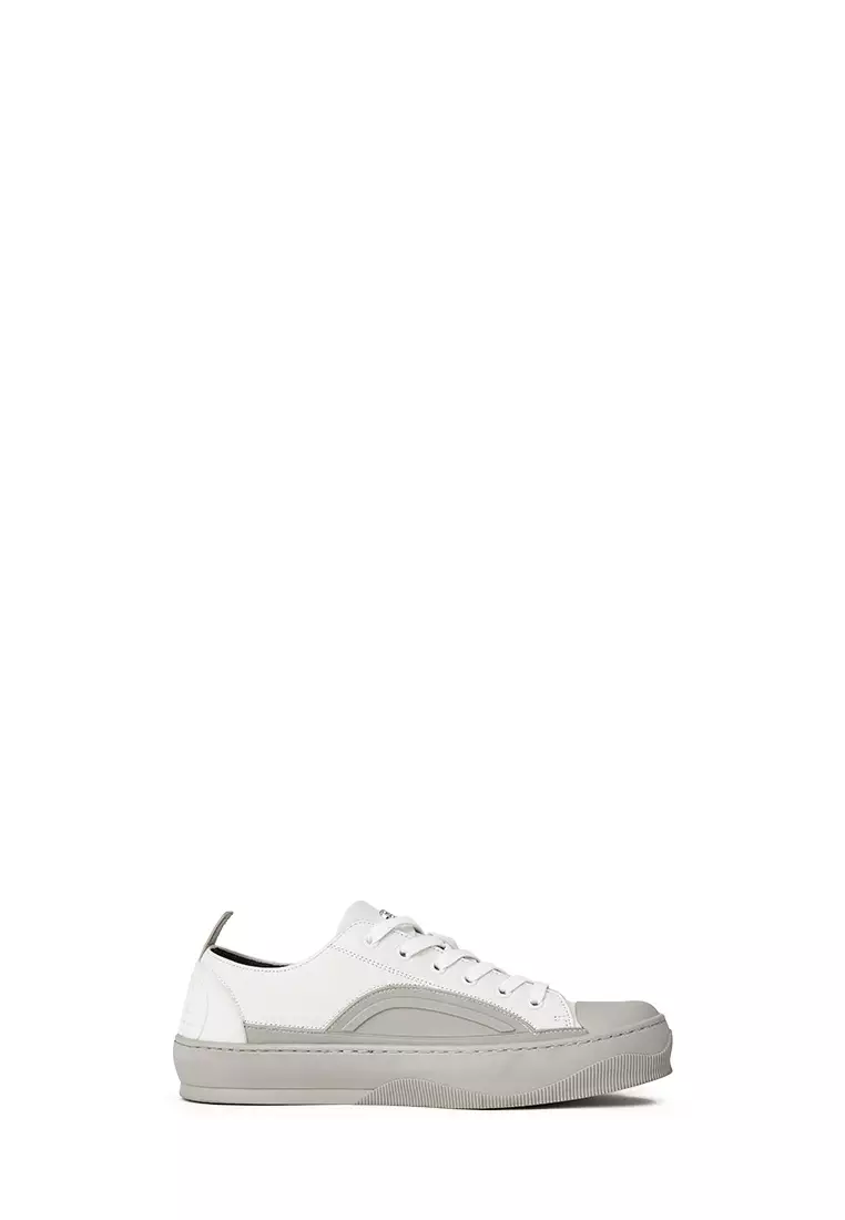 Discount on BONIA  shoes - SKU: White Enzo Sneaker