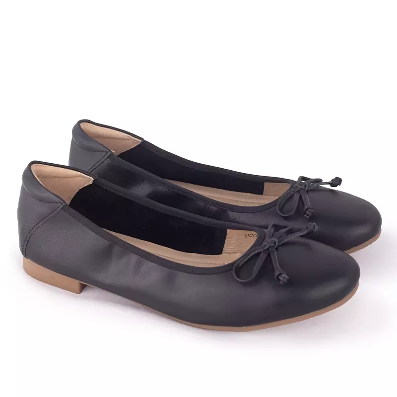 Sepatu Ballet Flats Wanita Gino Mariani Britney Black