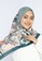 My Daily Hijab green Hijab Segi Empat  Voal Ultrafine Lasercut Rosela Teal 926AEAAB5C8FB2GS_4