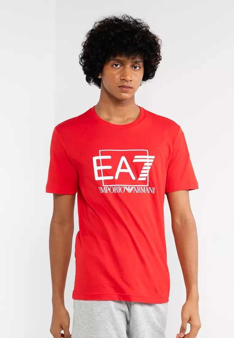 Buy EA7 Short Sleeves Logo T Shirt 2024 Online ZALORA Philippines