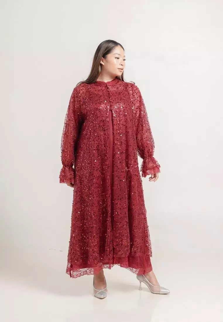 Plus Size Party Dress Jasmine Red