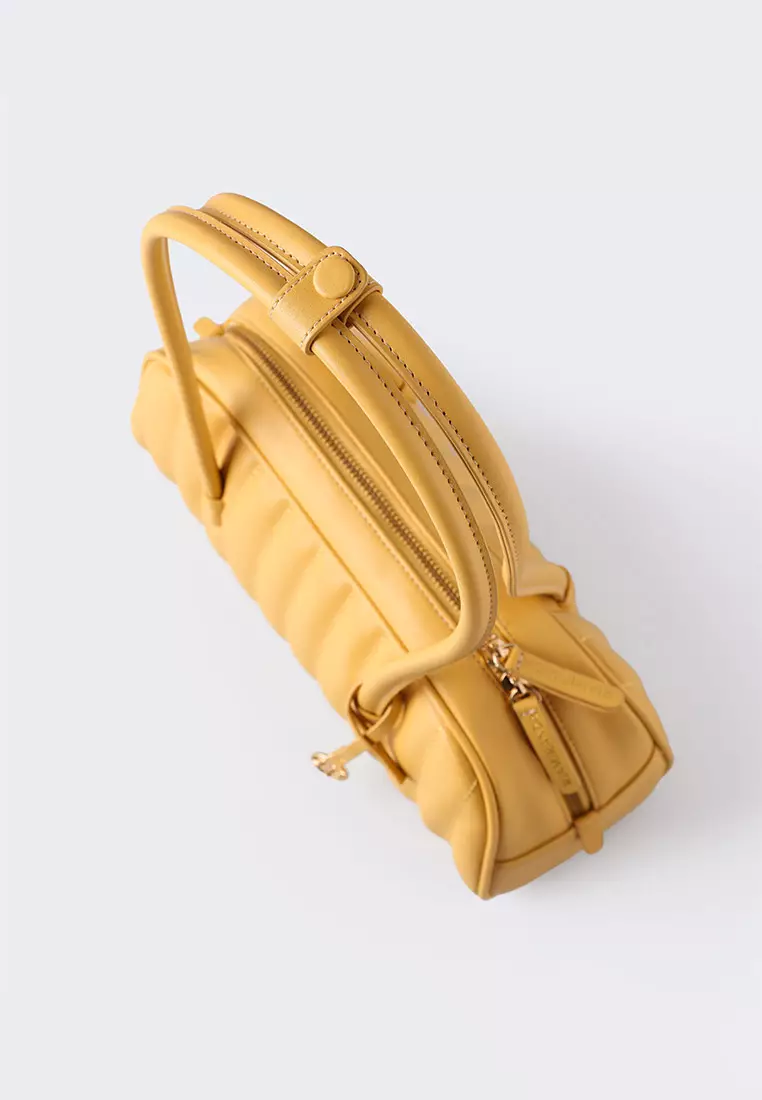 Ria Miranda Honey Gold Sella Quilted Bag