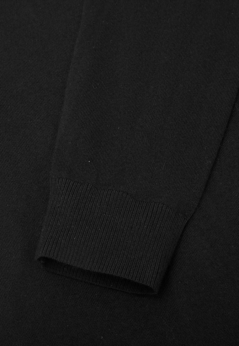 外搭V領精細純羊毛冷衫