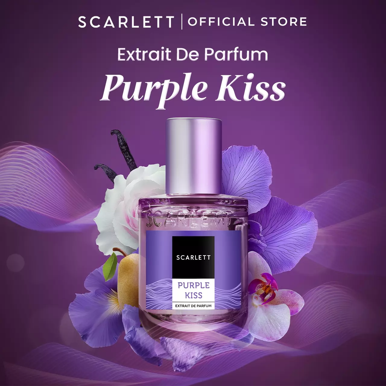 Scarlett Whitening Extrait De Parfum Purple Kiss 30ml