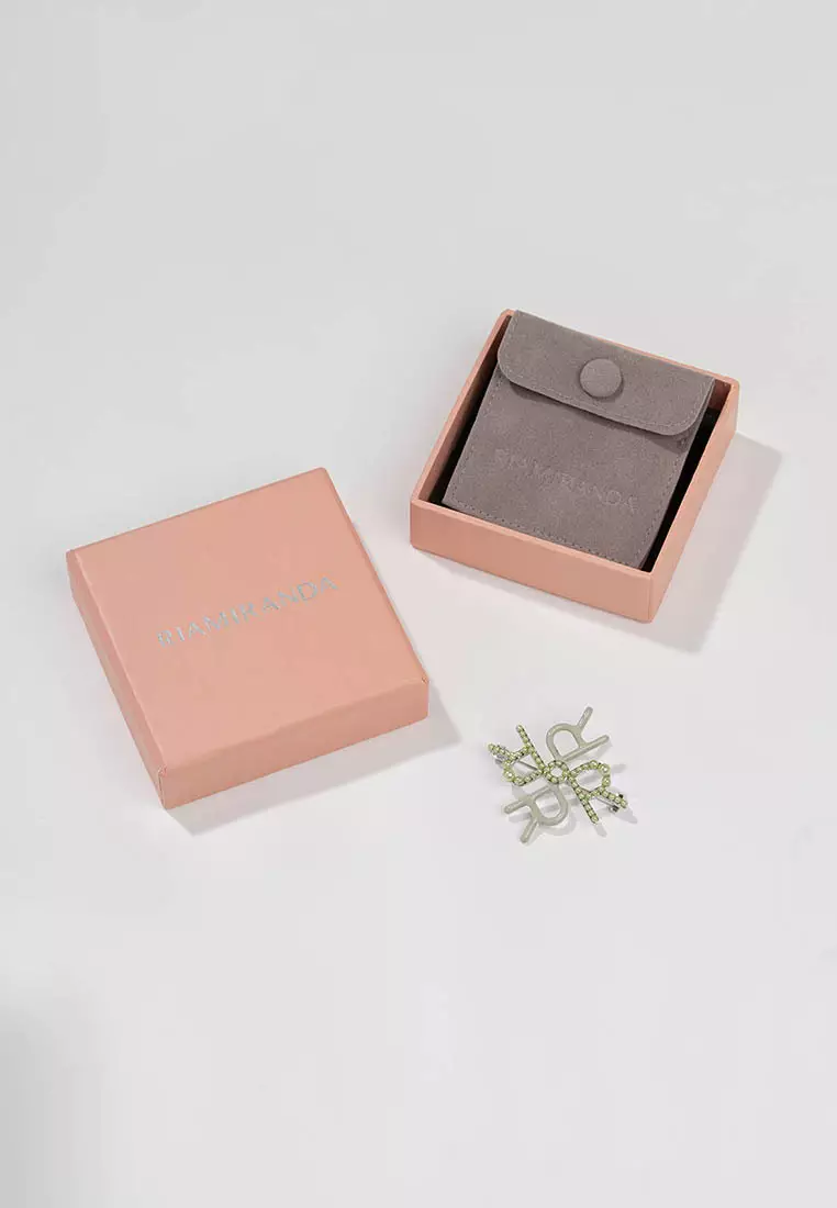 Ria Miranda Dusty Sage Yuna Brooch