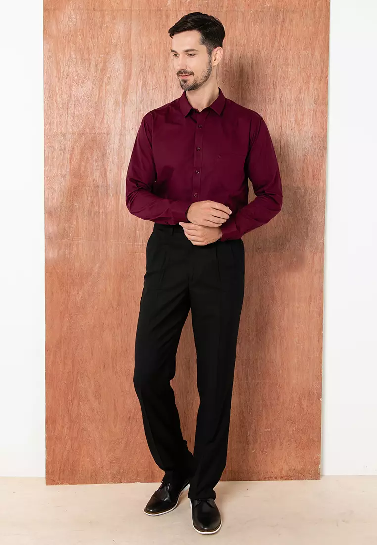 Thomas London Men Long Sleeve Slim Fit Business Shirt -TL50001D221