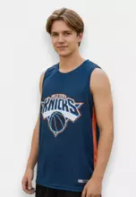 Navy Blue / Orange / White