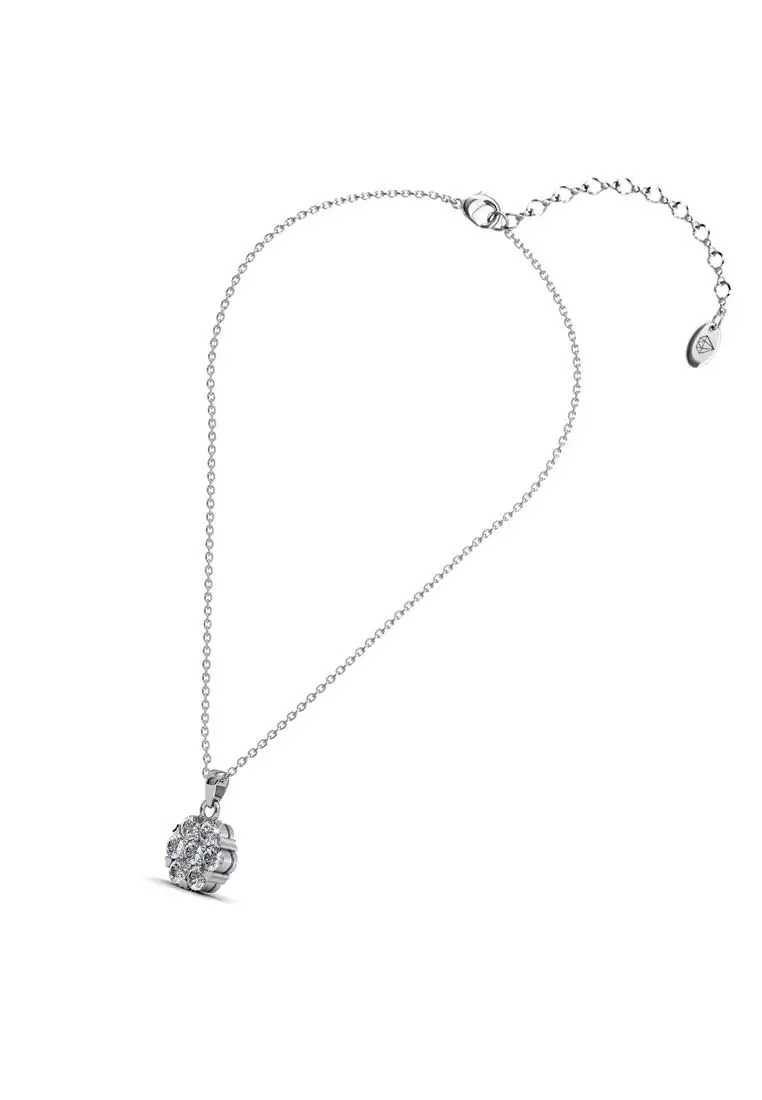 Brilliance Pendant WG - Kalung Crystal Swarovski by Her Jewellery
