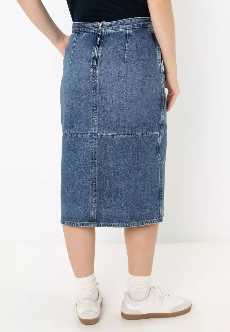 Denim Midi Skirt - Tommy Jeans