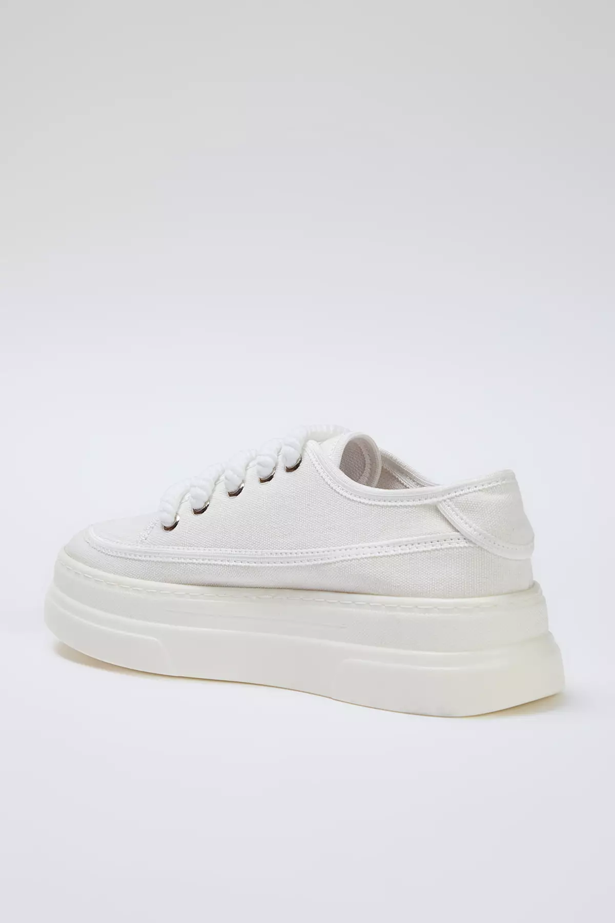 Retro Canvas Lace-Up Sneakers