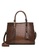 Twenty Eight Shoes brown Stylish Crocodile Texture Leather Tote Bag DP8090 89E2AAC8A11747GS_1