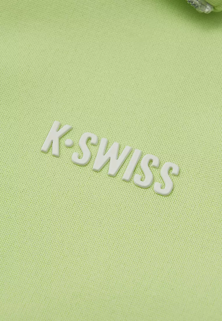 女裝 K-SWISS LOGO 拼色半拉鏈 POLO 連身裙
