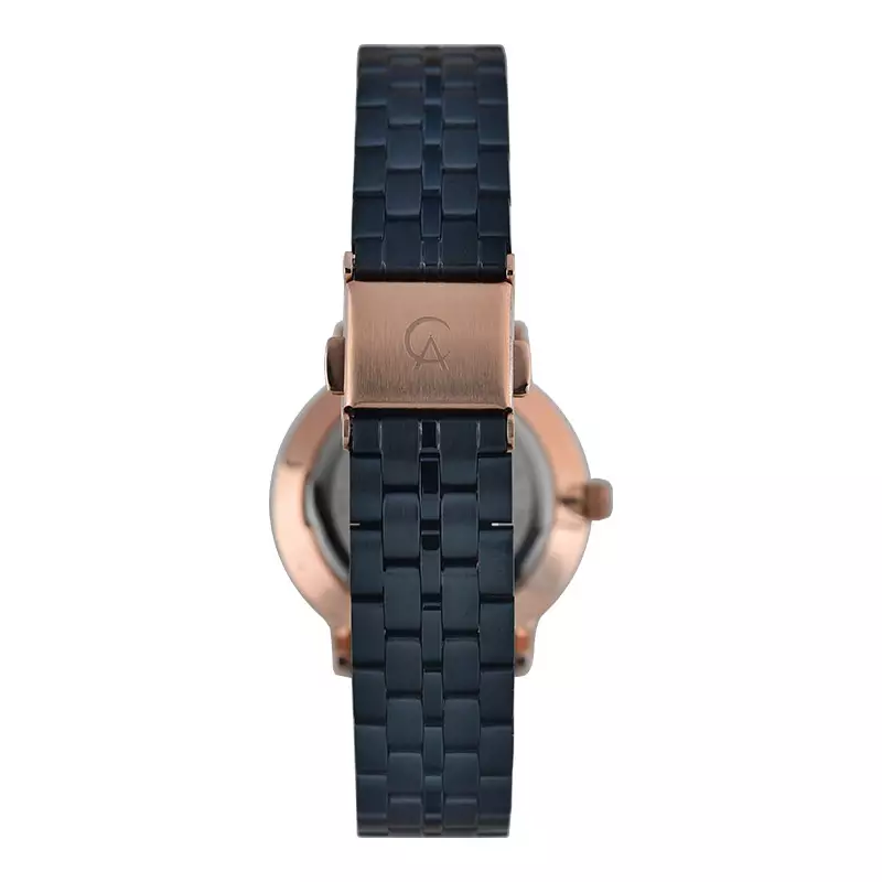 Jam Tangan Wanita Alexandre Christie Classic Slim AC 8692 LH BURBU Ladies Blue Dial Blue Stainless Steel Strap