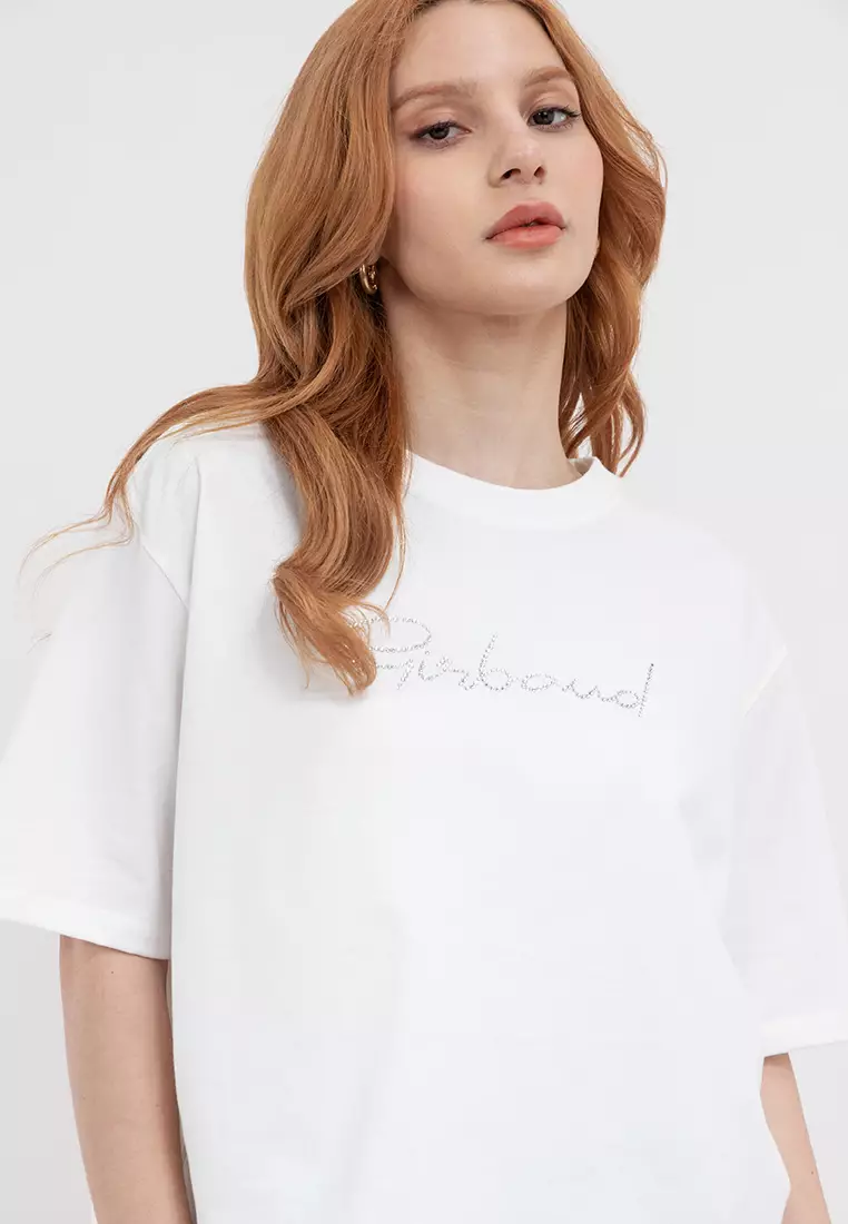Ladies Rhine Crop Boxy Tee