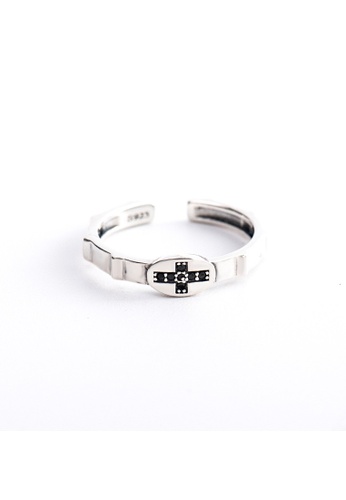 OrBeing white Premium S925 Sliver Geometric Ring FF750ACDF91AA4GS_1