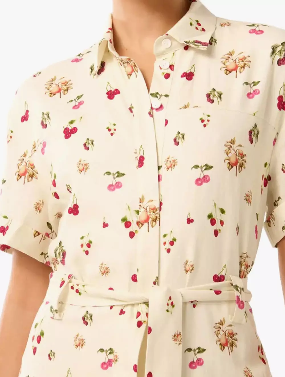 Willow Short Sleeve Linen Midi