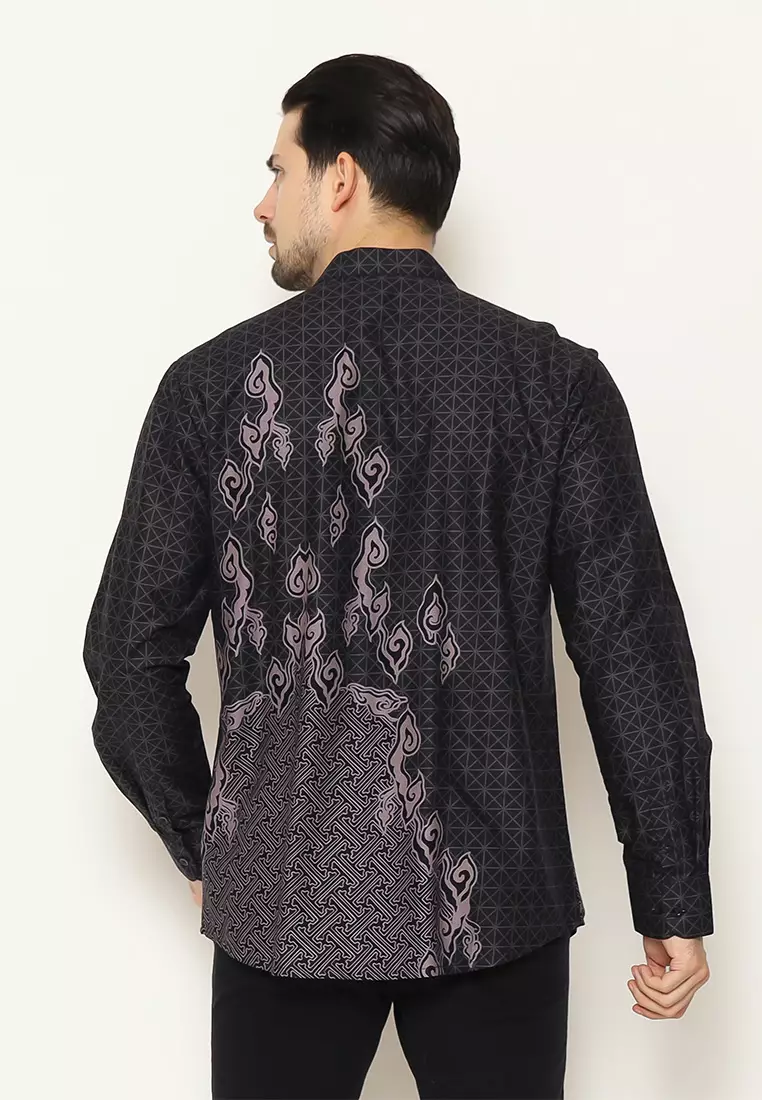 My Aksa Batik Pria Kemeja Furing Koko Panjang Bentley Barbara
