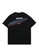 Twenty Eight Shoes black VANSA Spray-dyed Rainbow Print Short-sleeved T-shirt VCM-T1563 01C66AAA1ED1EEGS_1
