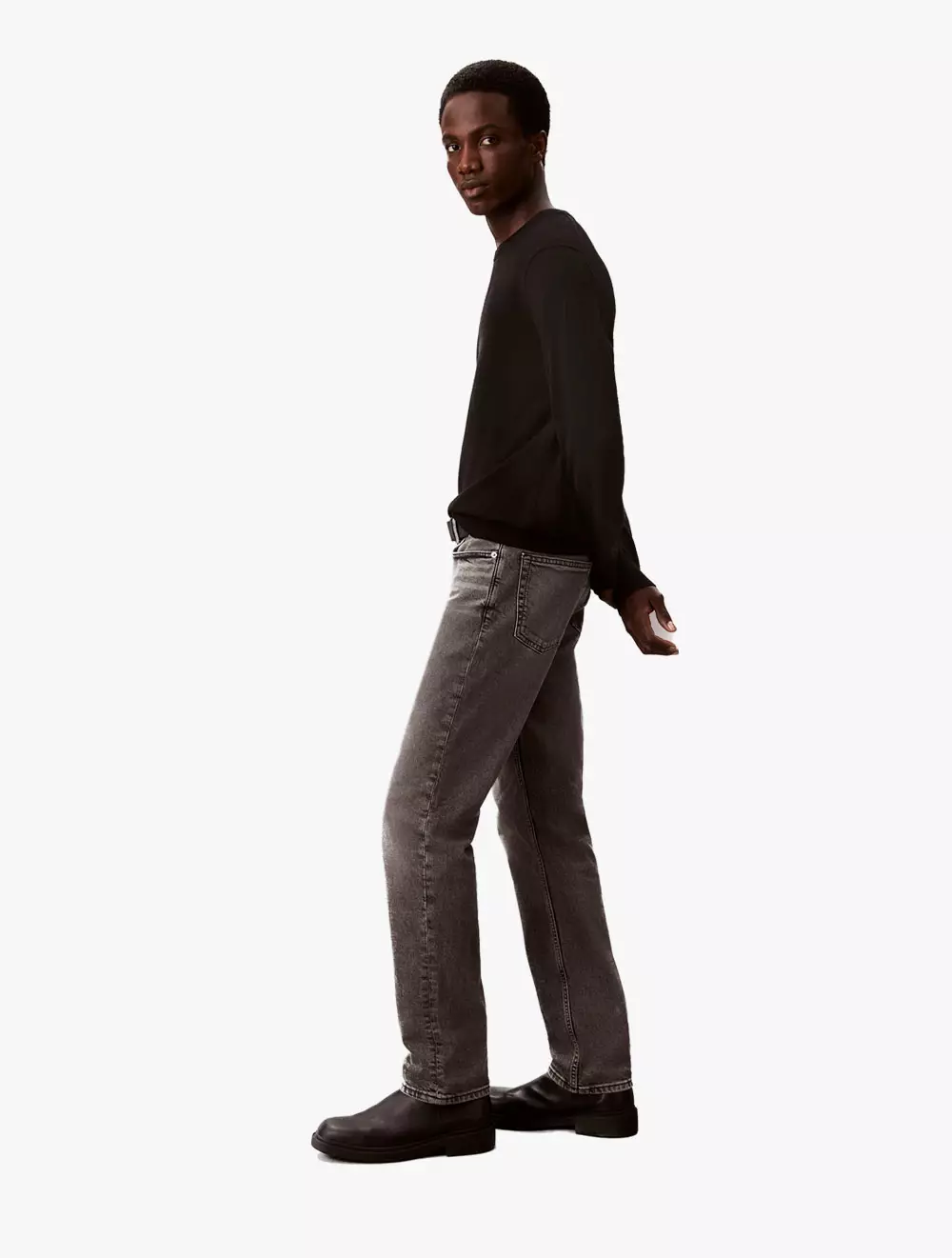 Calvin Klein - Slim Pewter Rock Jeans