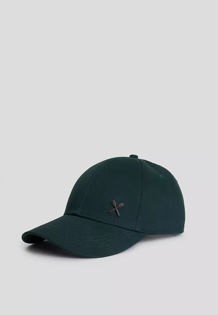 Baseball Cap With Metal Oar