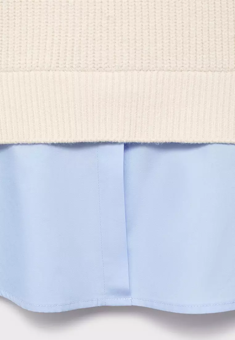 Combined Shirt Sweater