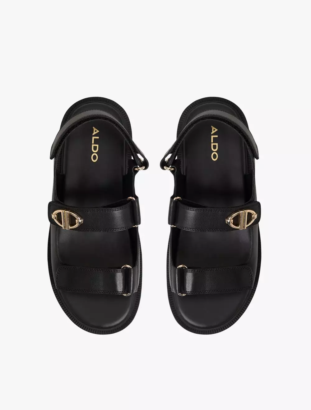 Aldo Drirani Wedge Sandals - Black