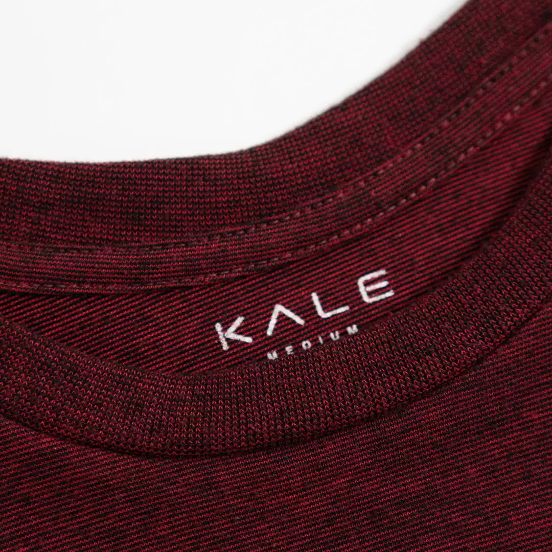 Kale Arthur Maroon / T-Shirt Polos Pria Lengan Pendek / Unisex Casual