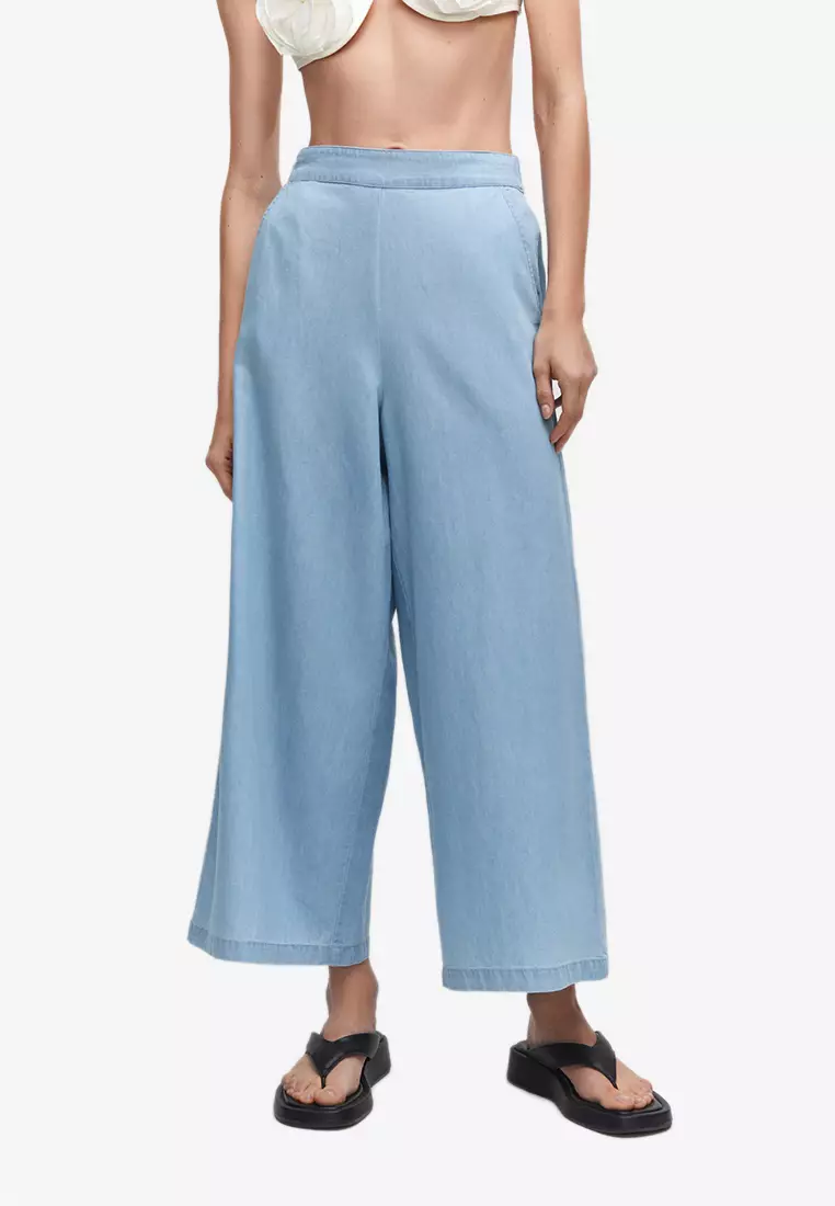 Buy XOXO women stretchable lightweight cargo pants light grey Online
