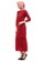 Evernoon red Selena Gamis Muslimah Wanita Motif Brukat Long Sleeve Regular Fit - Maroon 91C58AA968CCB2GS_5