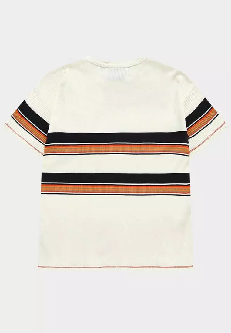 FILA FUSION x FACETASM Men's Short Sleeve T-shirt in Ash