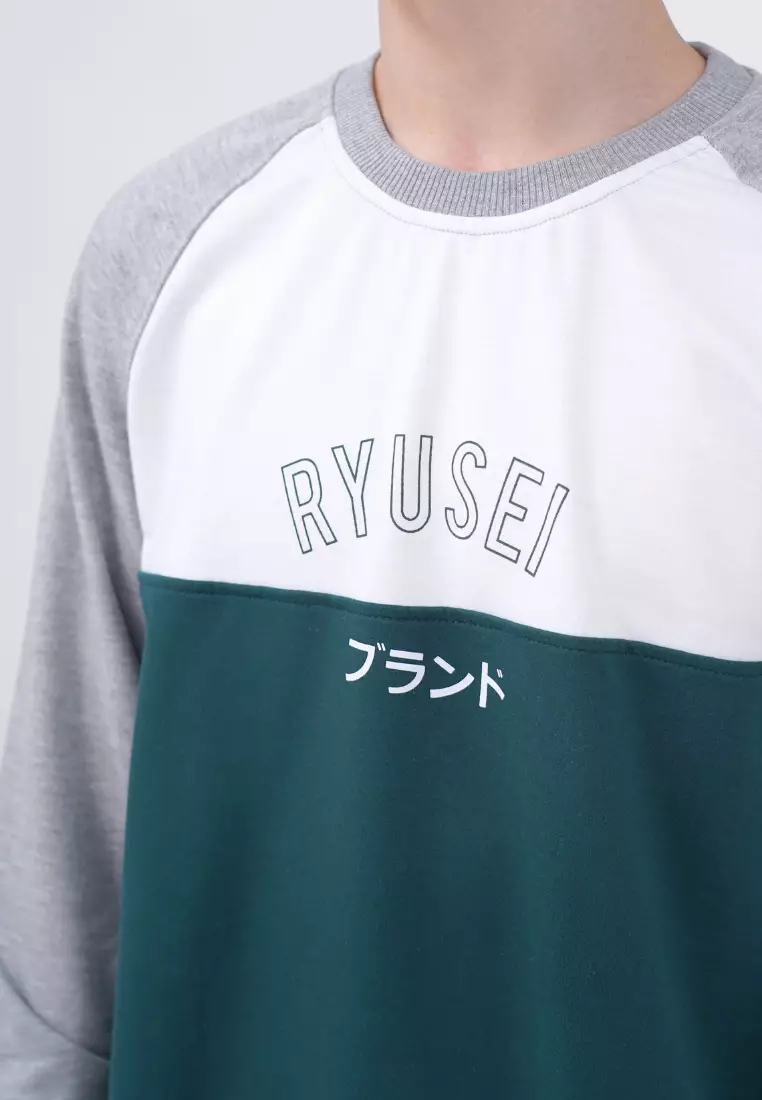 Ryusei Sweater Pria Ichiro CMB Green