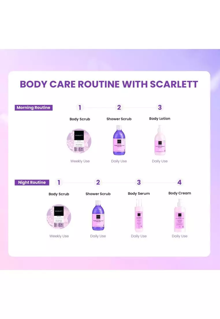 Scarlett Whitening Body Scrub Charming