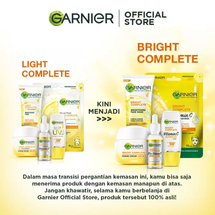 Garnier Bright Complete Cream 40ml